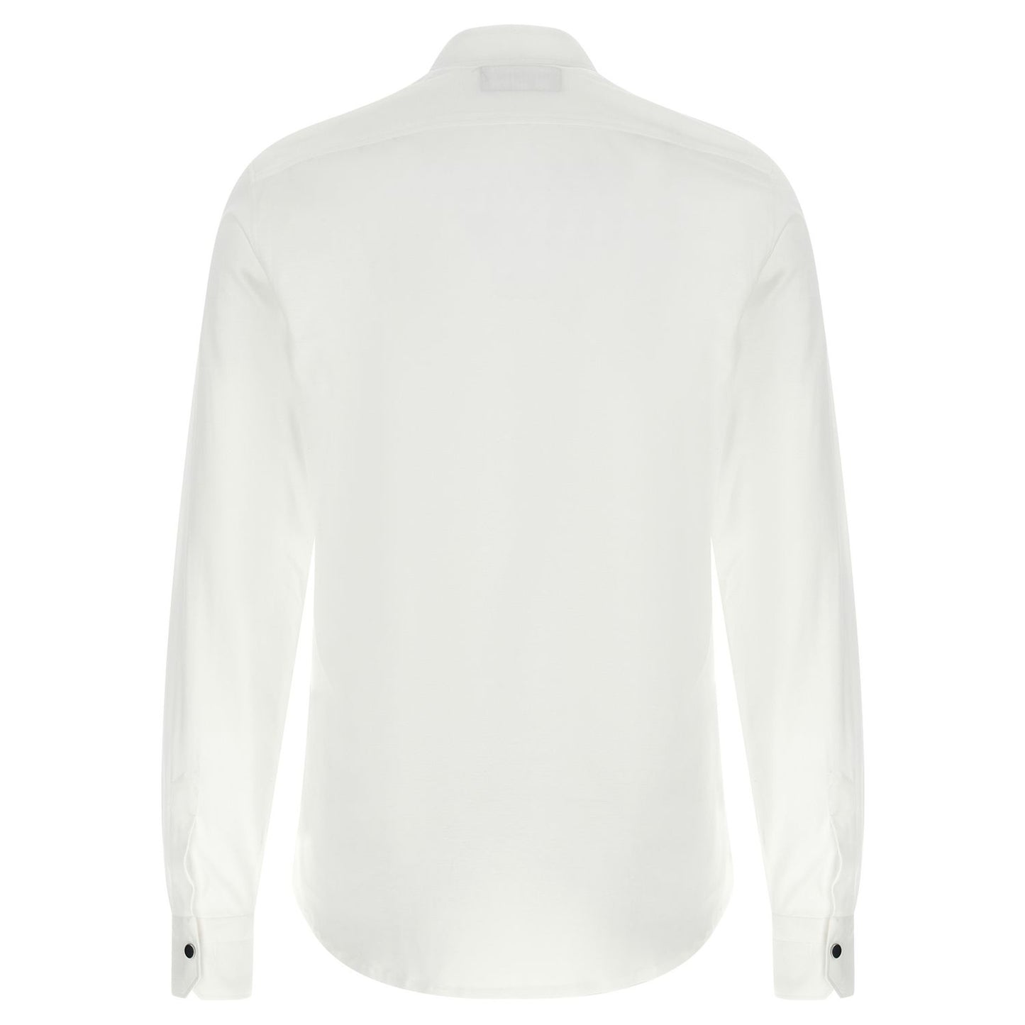 Kiton White Cotton Blouse