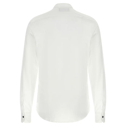 Kiton White Cotton Blouse