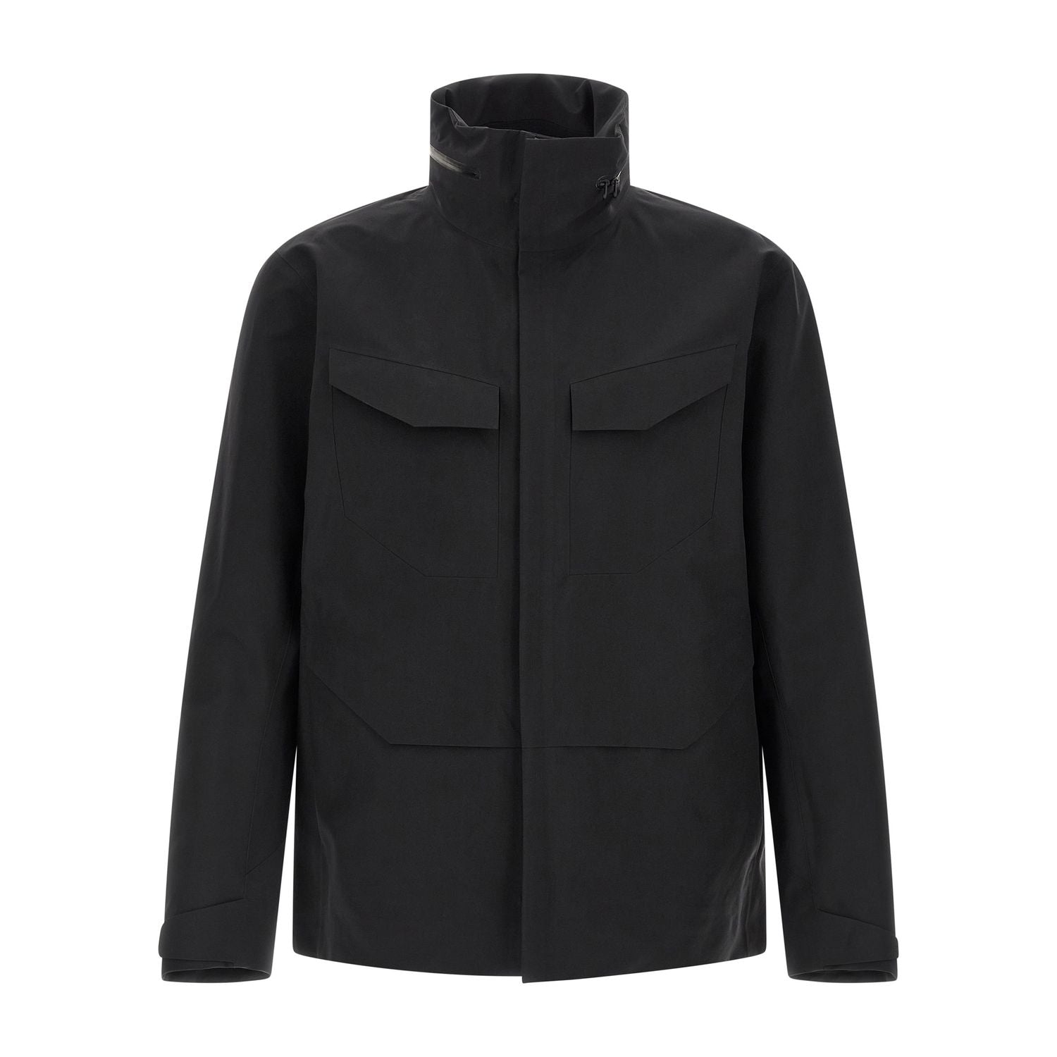 Arc'teryx Veilance Black Nylon Shell Jacket