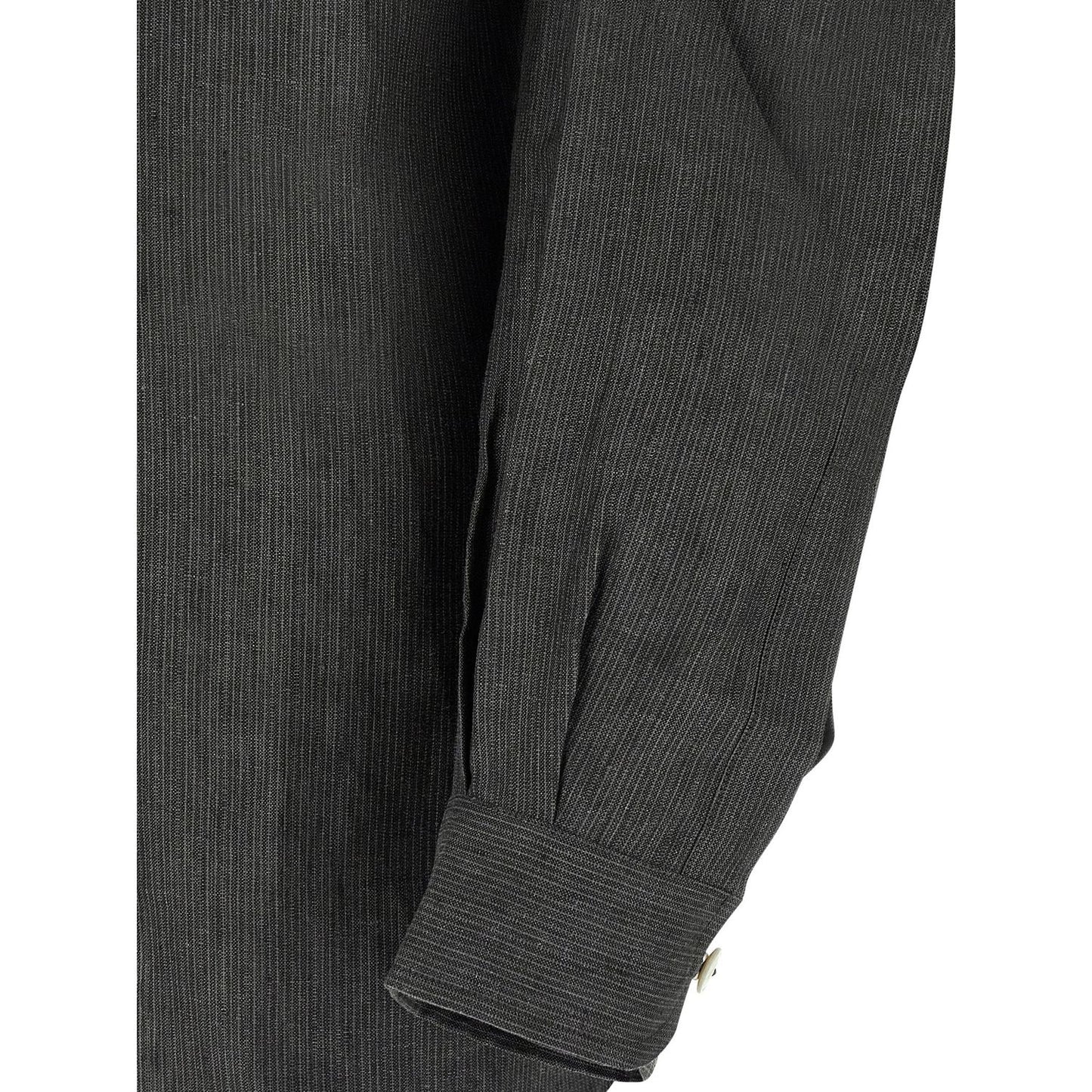 Jacquemus Gray Linen Blouse