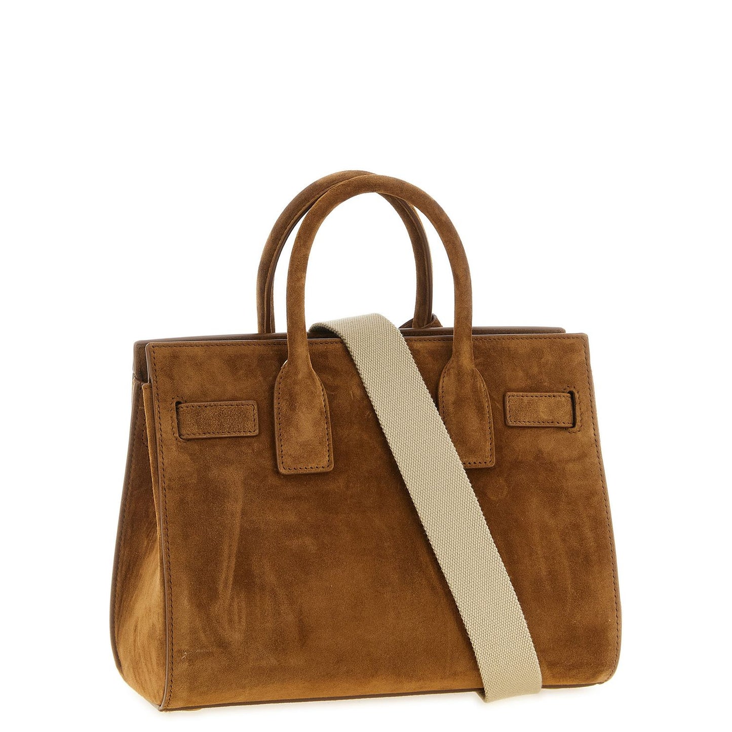 Saint Laurent Brown Calfskin Handbag
