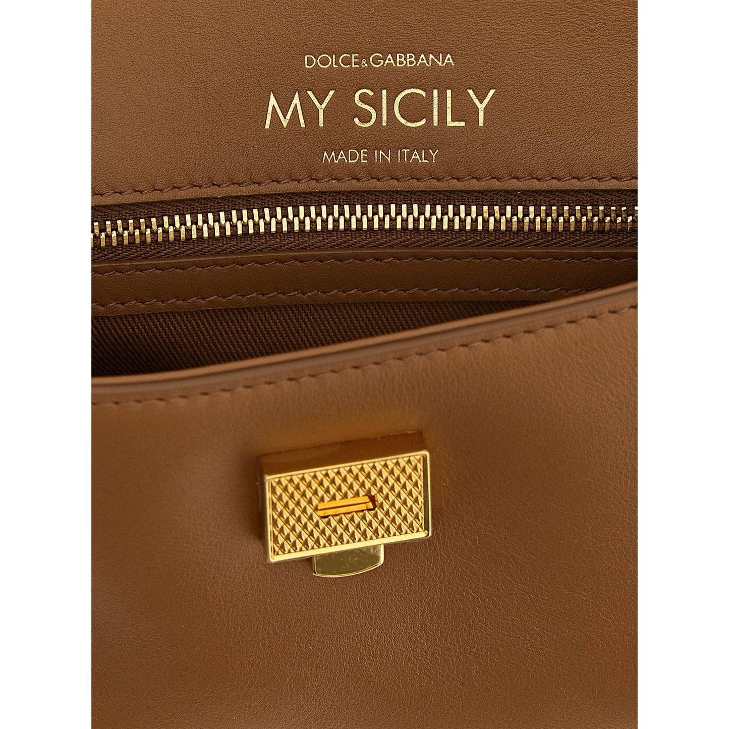 Dolce & Gabbana Brown Calfskin Handbag