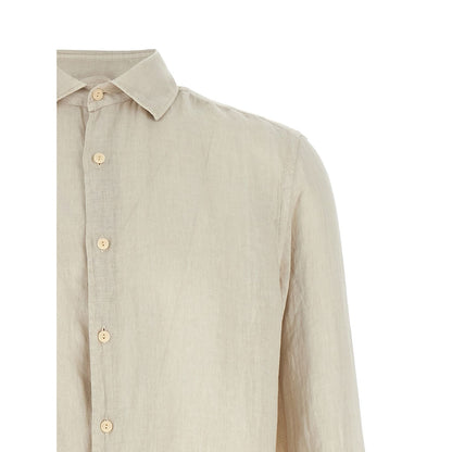 MC2 Saint Barth Beige Linen Blouse