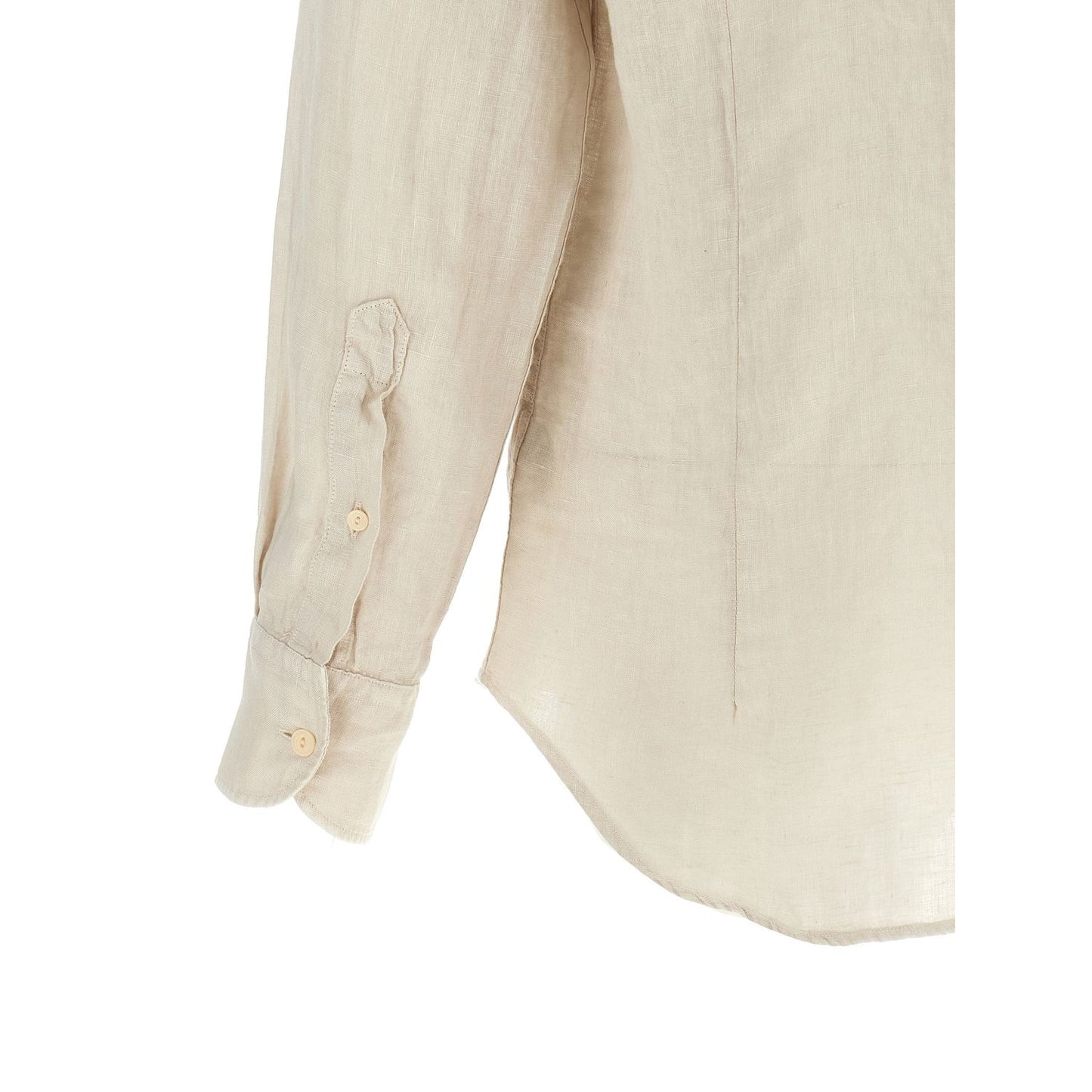 MC2 Saint Barth Beige Linen Blouse