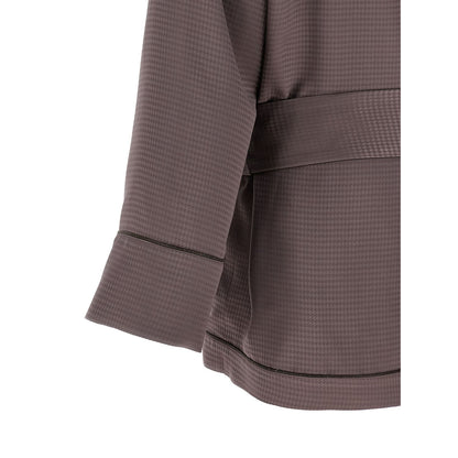 The Attico Purple Viscose Blazer