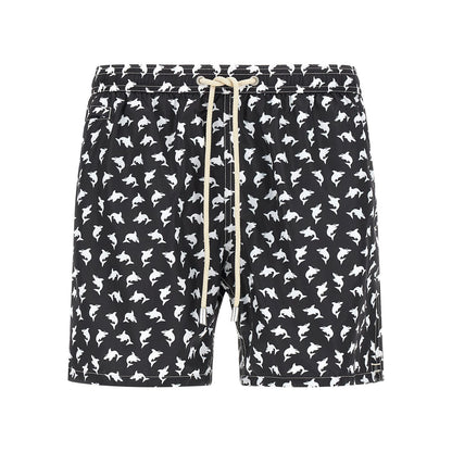 MC2 Saint Barth Bicolor Polyester Swim Shorts