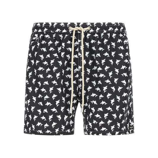 MC2 Saint Barth Bicolor Polyester Swim Shorts