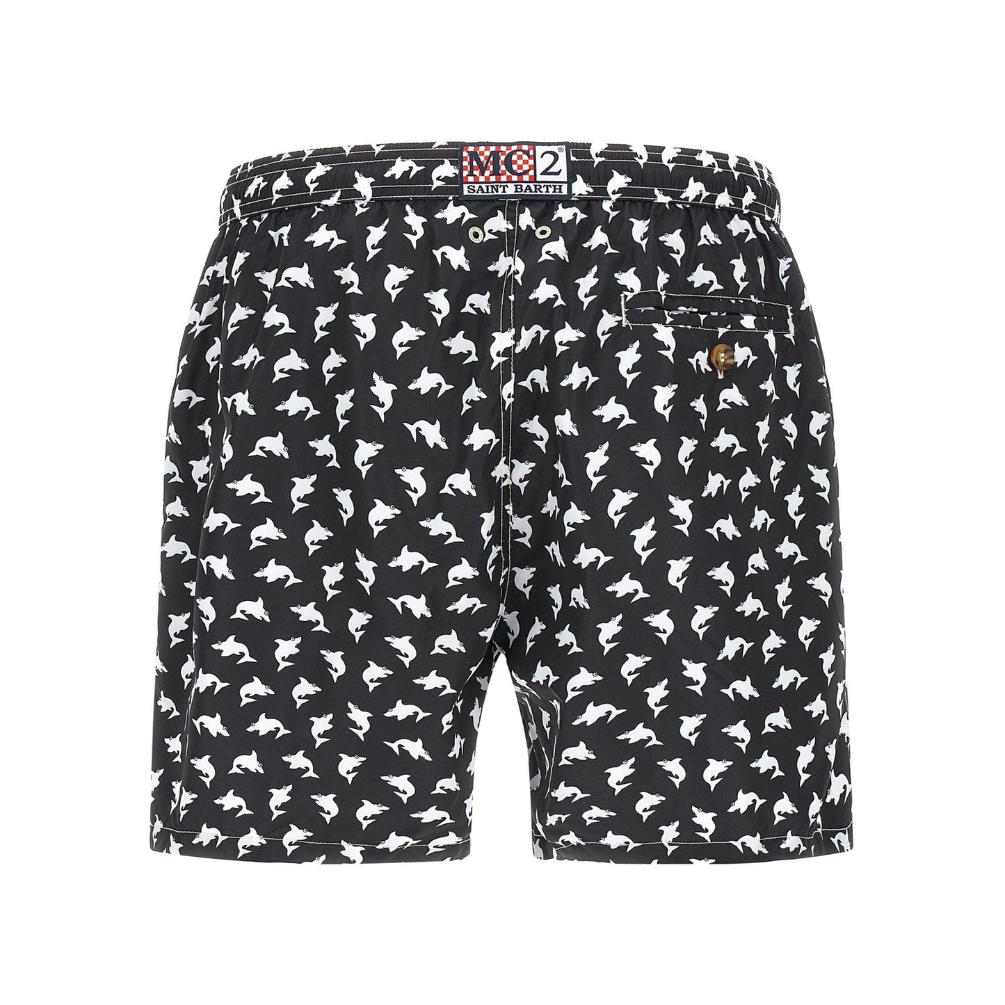 MC2 Saint Barth Bicolor Polyester Swim Shorts