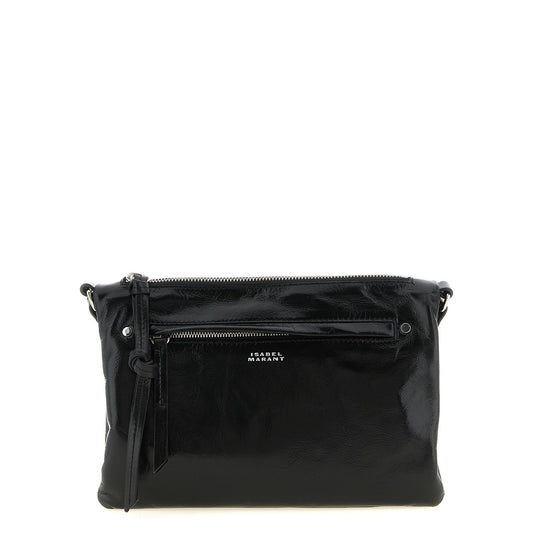 Isabel Marant Black Calfskin Crossbody Bag