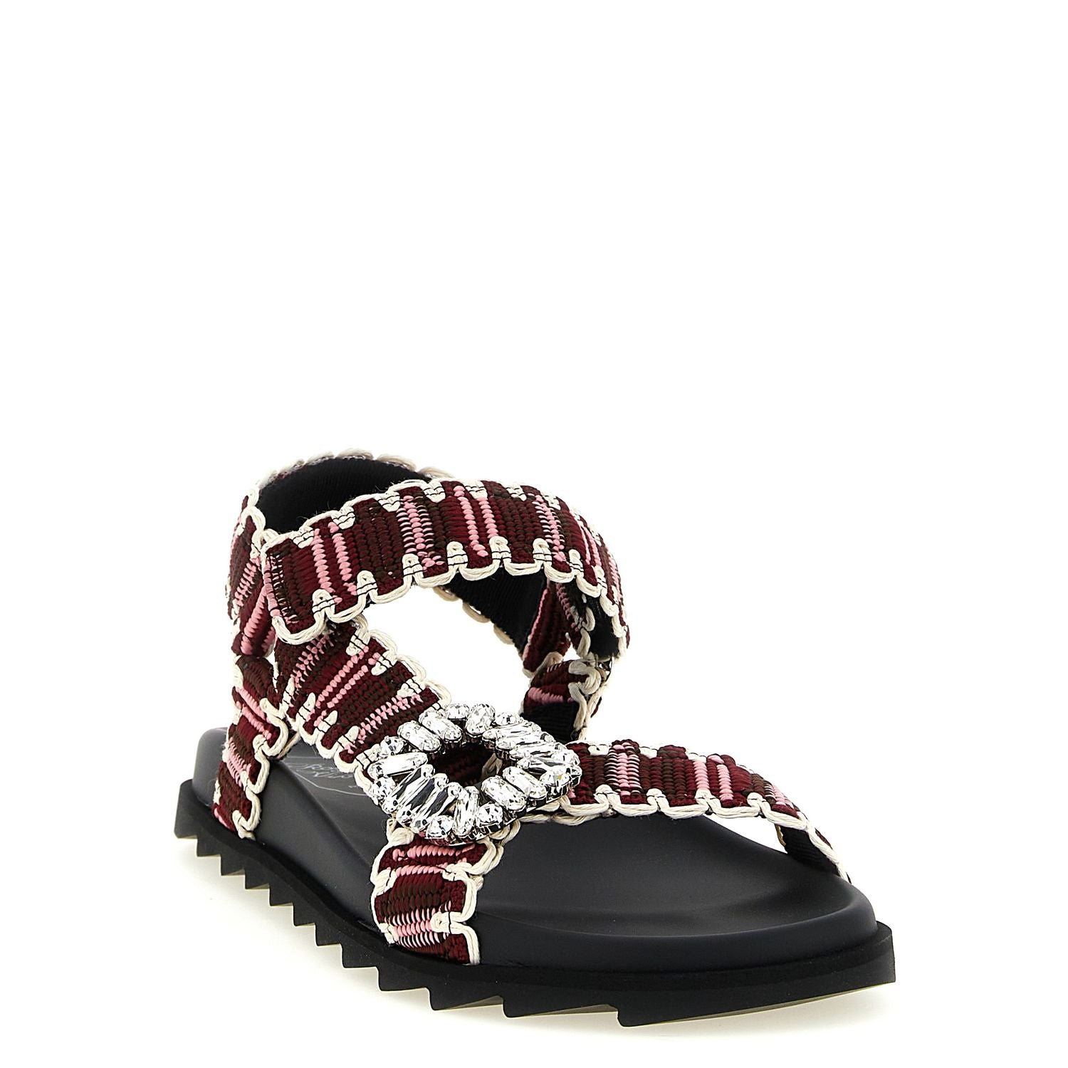 Roger Vivier Multicolor Polyester Flat Sandals