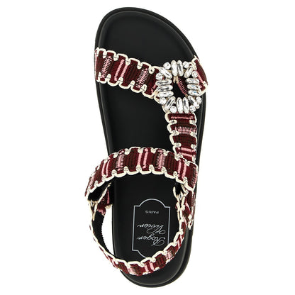 Roger Vivier Multicolor Polyester Flat Sandals