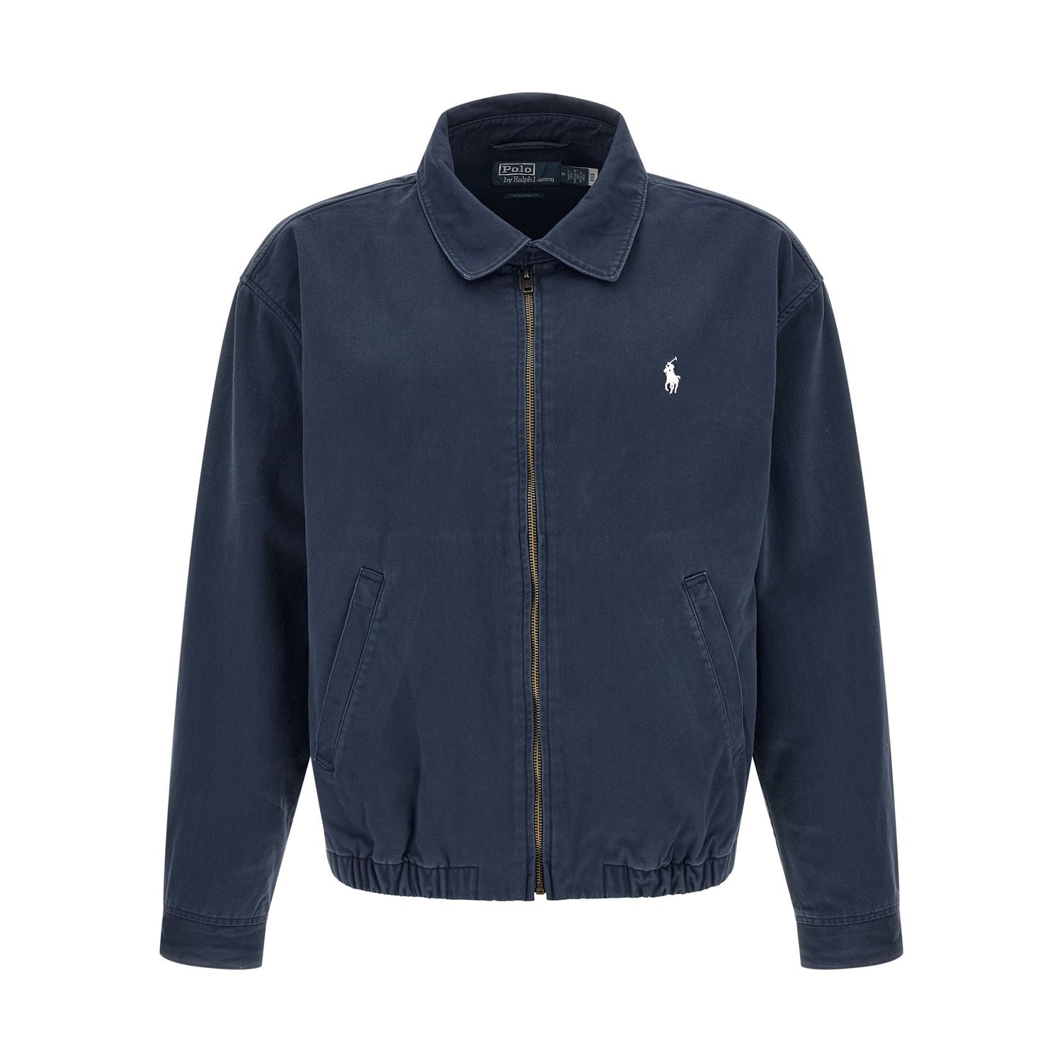 Polo Ralph Lauren Blue Cotton Full-Length Jacket