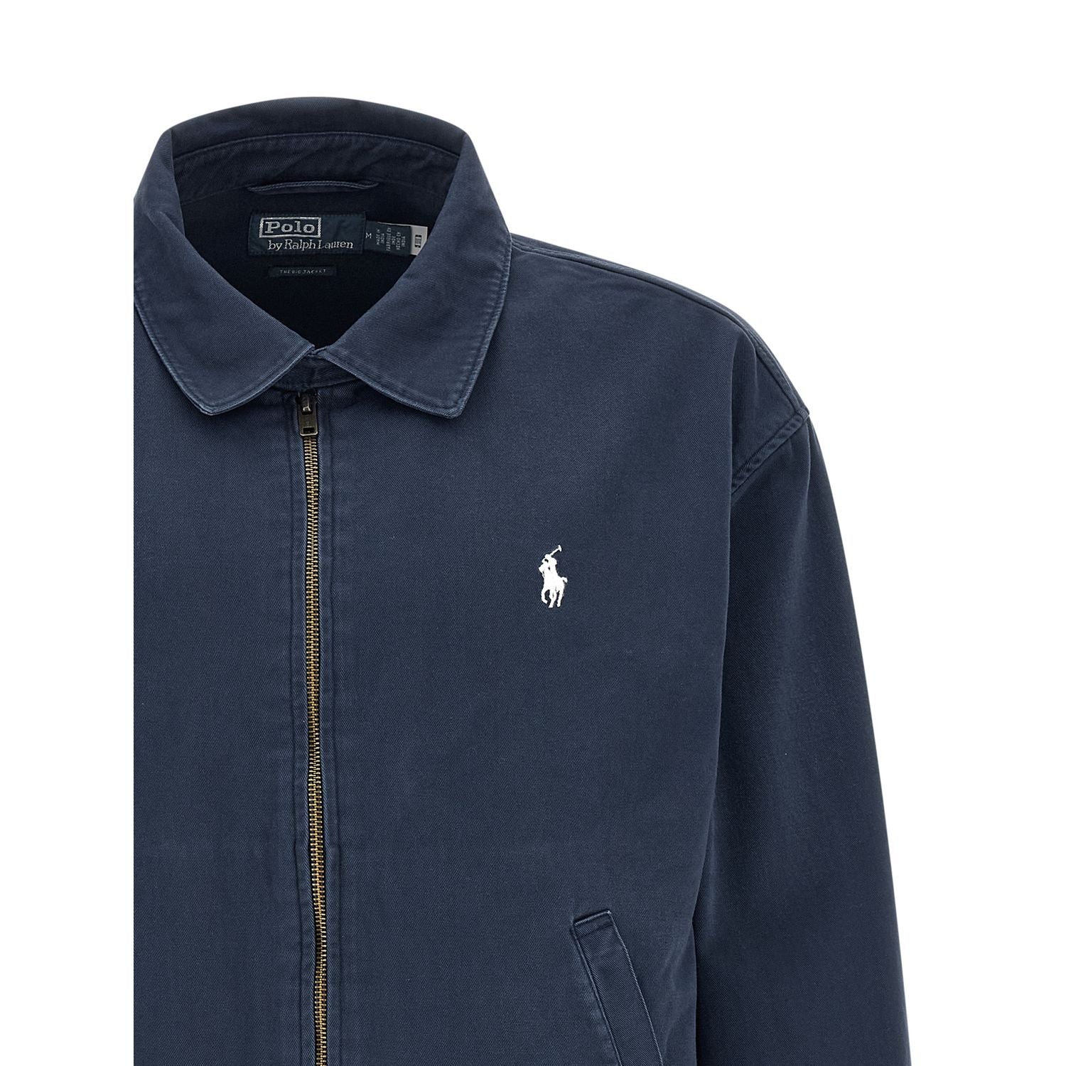 Polo Ralph Lauren Blue Cotton Full-Length Jacket