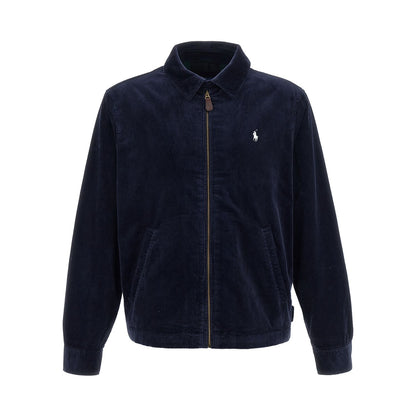 Polo Ralph Lauren Blue Cotton Full-Length Jacket