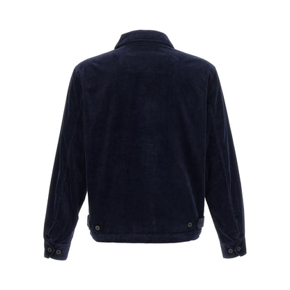 Polo Ralph Lauren Blue Cotton Full-Length Jacket