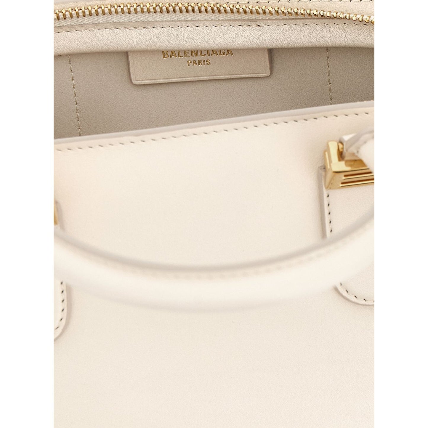 Balenciaga White Calfskin Handbag