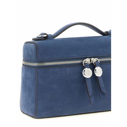 Tory Burch Blue Lamb Leather Handbag