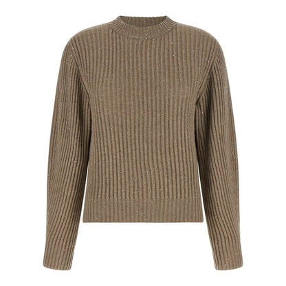 Brunello Cucinelli Beige Cashmere Cardigan