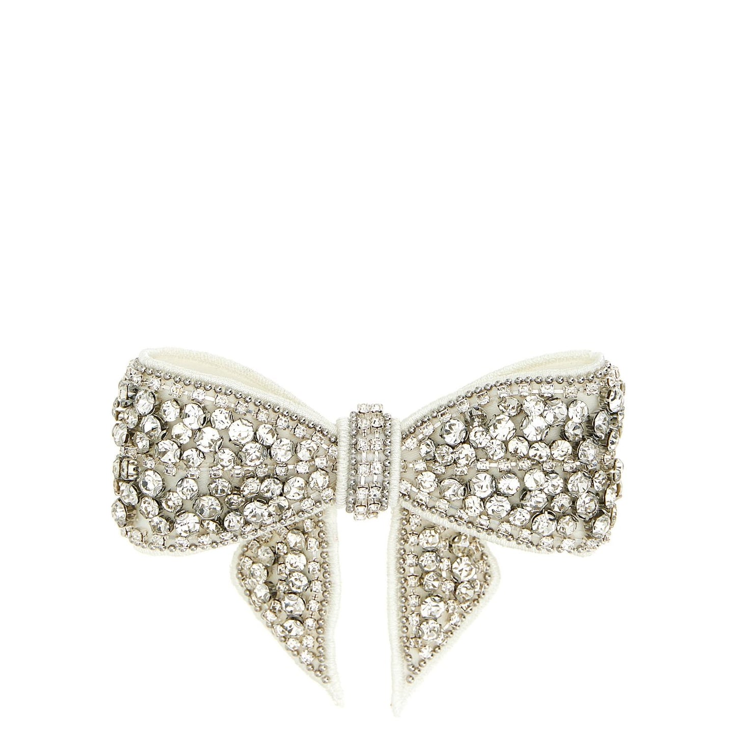 Self-Portrait White Polyester Hair Clip