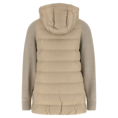 Brunello Cucinelli Beige Polyester Full-Length Jacket