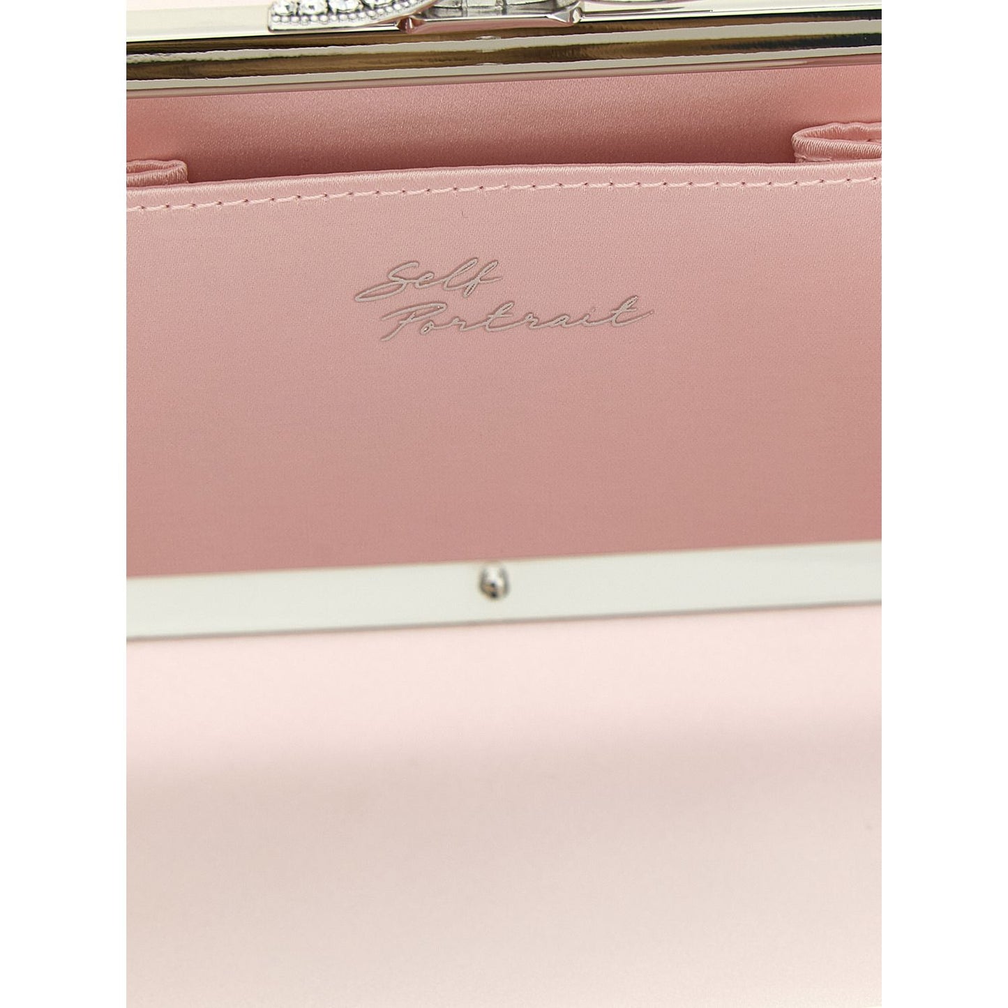 Self-Portrait Multicolor Polyester Clutch Bag