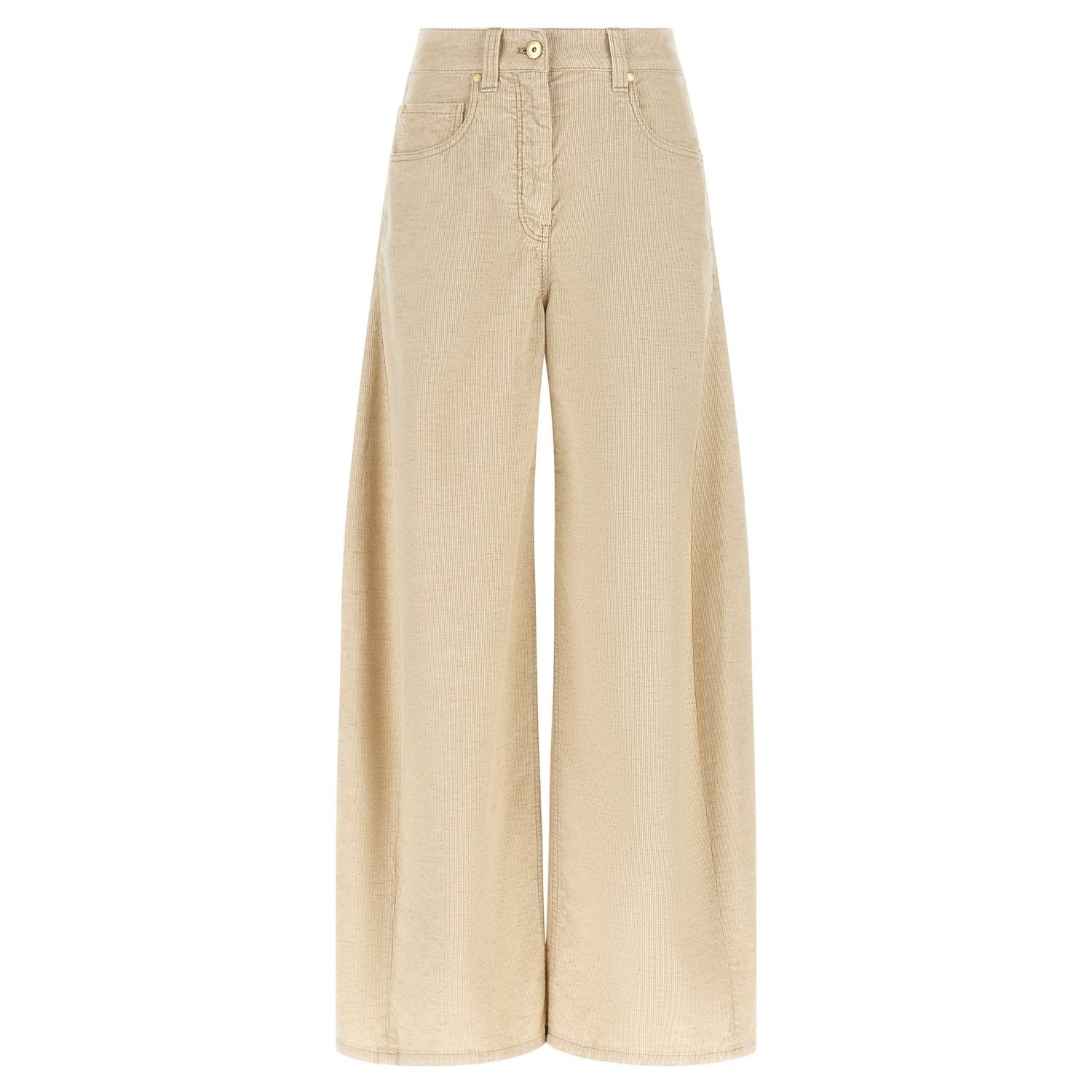Brunello Cucinelli Beige Cotton Casual Pants