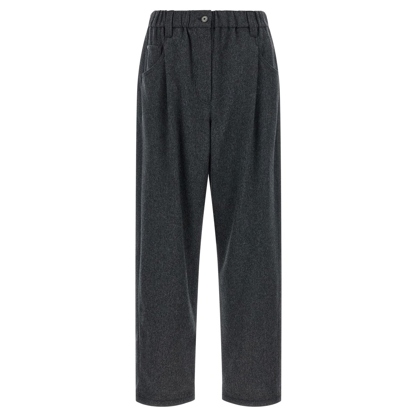 Brunello Cucinelli Gray Wool Pants