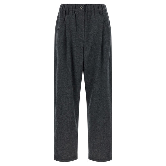 Brunello Cucinelli Gray Wool Pants