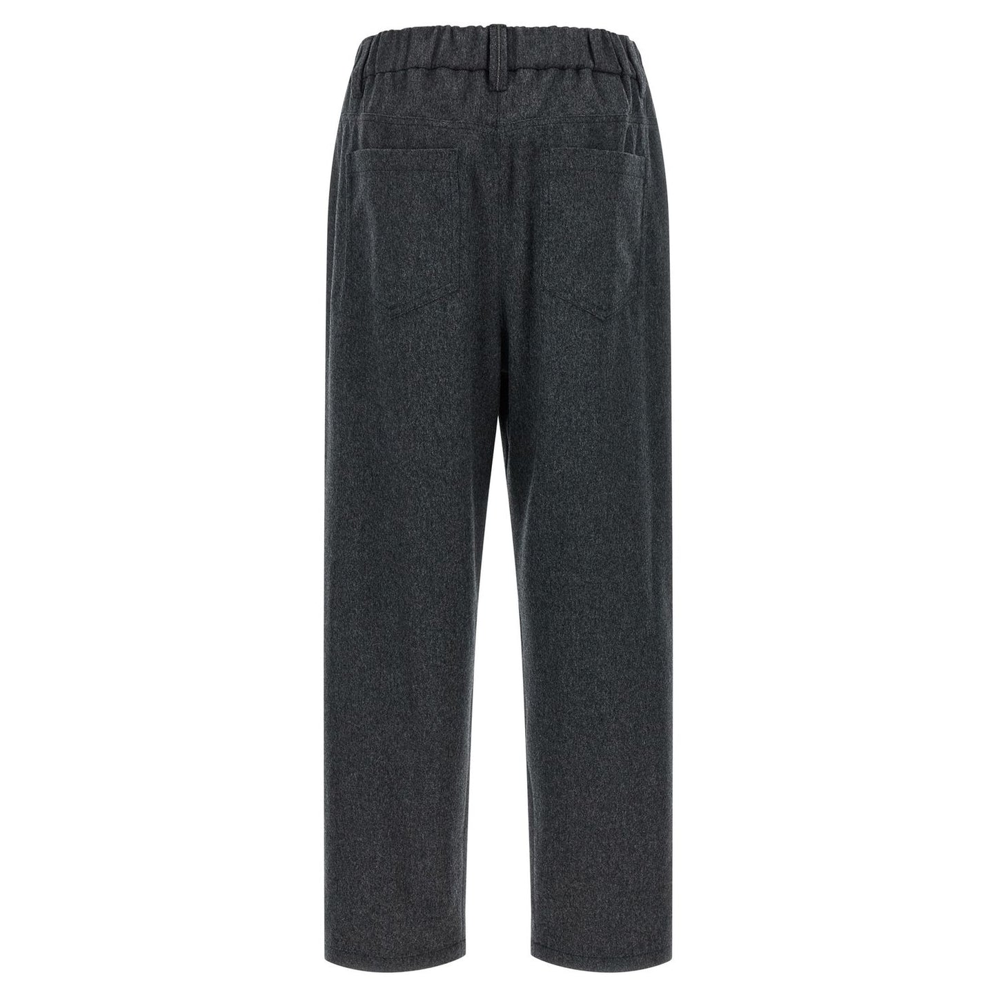 Brunello Cucinelli Gray Wool Pants