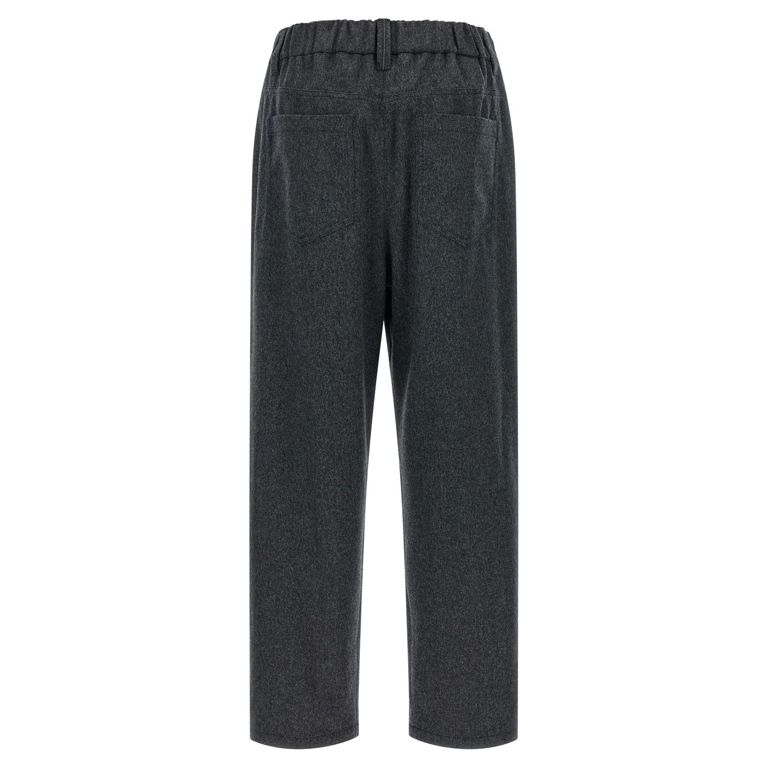Brunello Cucinelli Gray Wool Pants