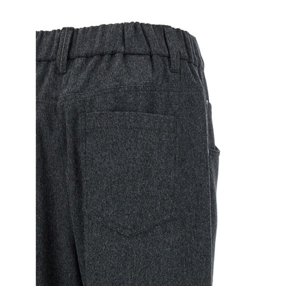 Brunello Cucinelli Gray Wool Pants