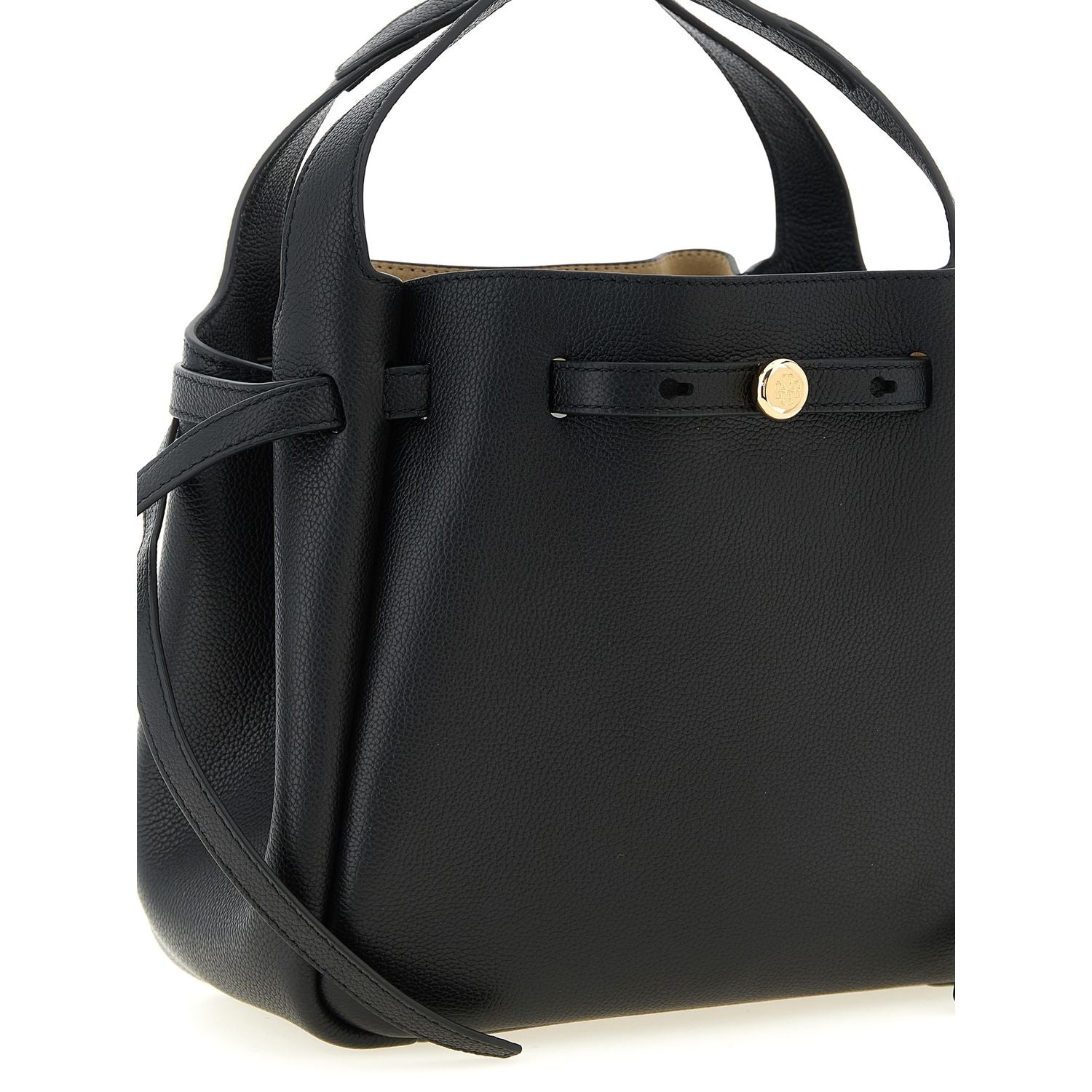 Tory Burch Black Cowhide Handbag