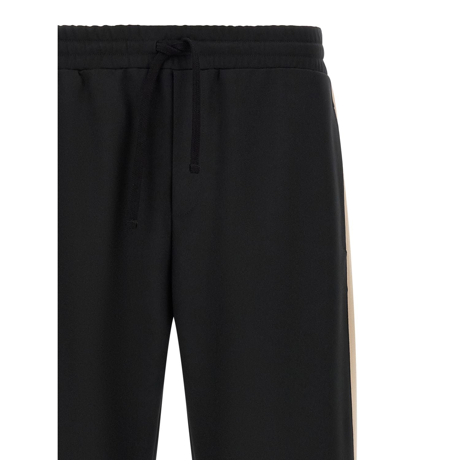 Valentino Garavani Black Polyester Athletic Pants