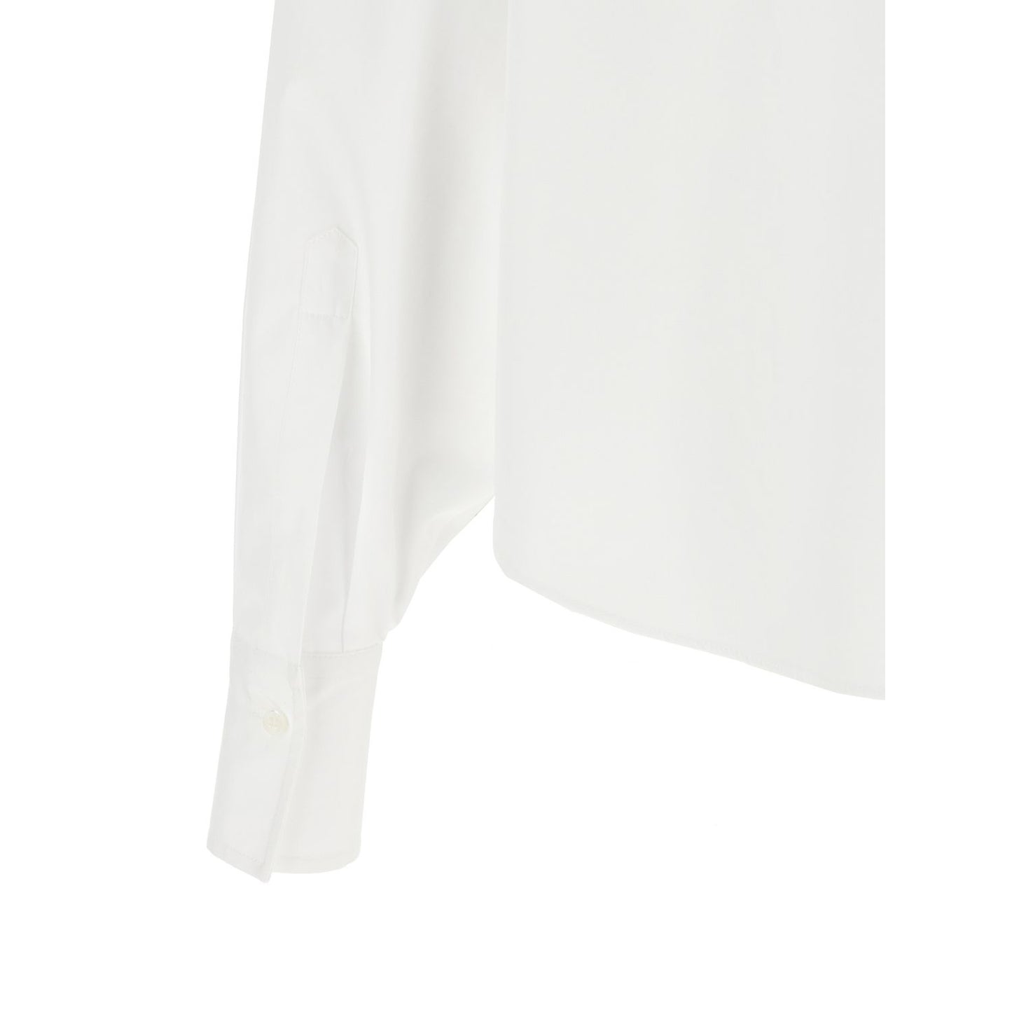 Brunello Cucinelli White Cotton Blouse