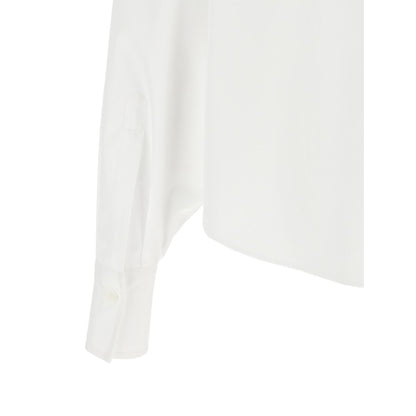 Brunello Cucinelli White Cotton Blouse