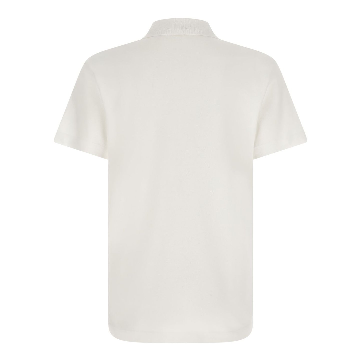 Versace White Cotton Polo Shirt