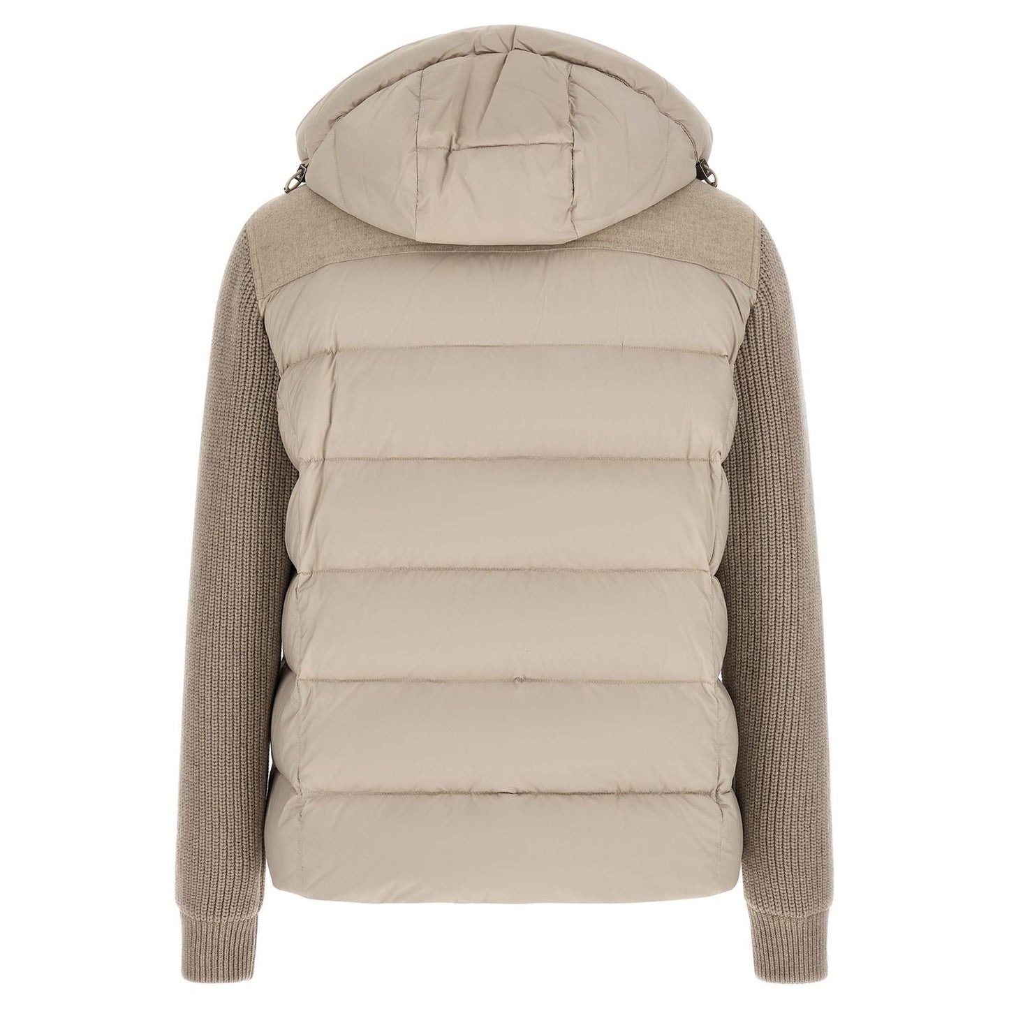 MooRER Beige Wool Full-Length Jacket