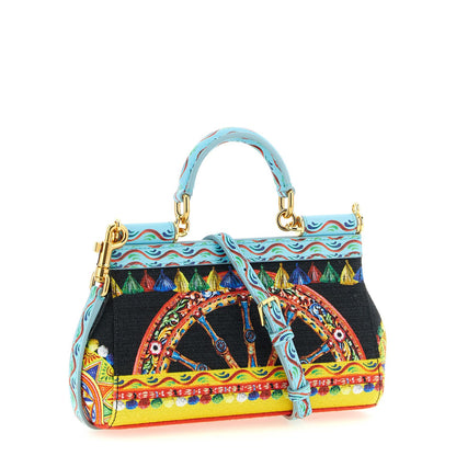 Dolce & Gabbana Multicolor Cotton Handbag