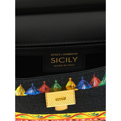 Dolce & Gabbana Multicolor Cotton Handbag