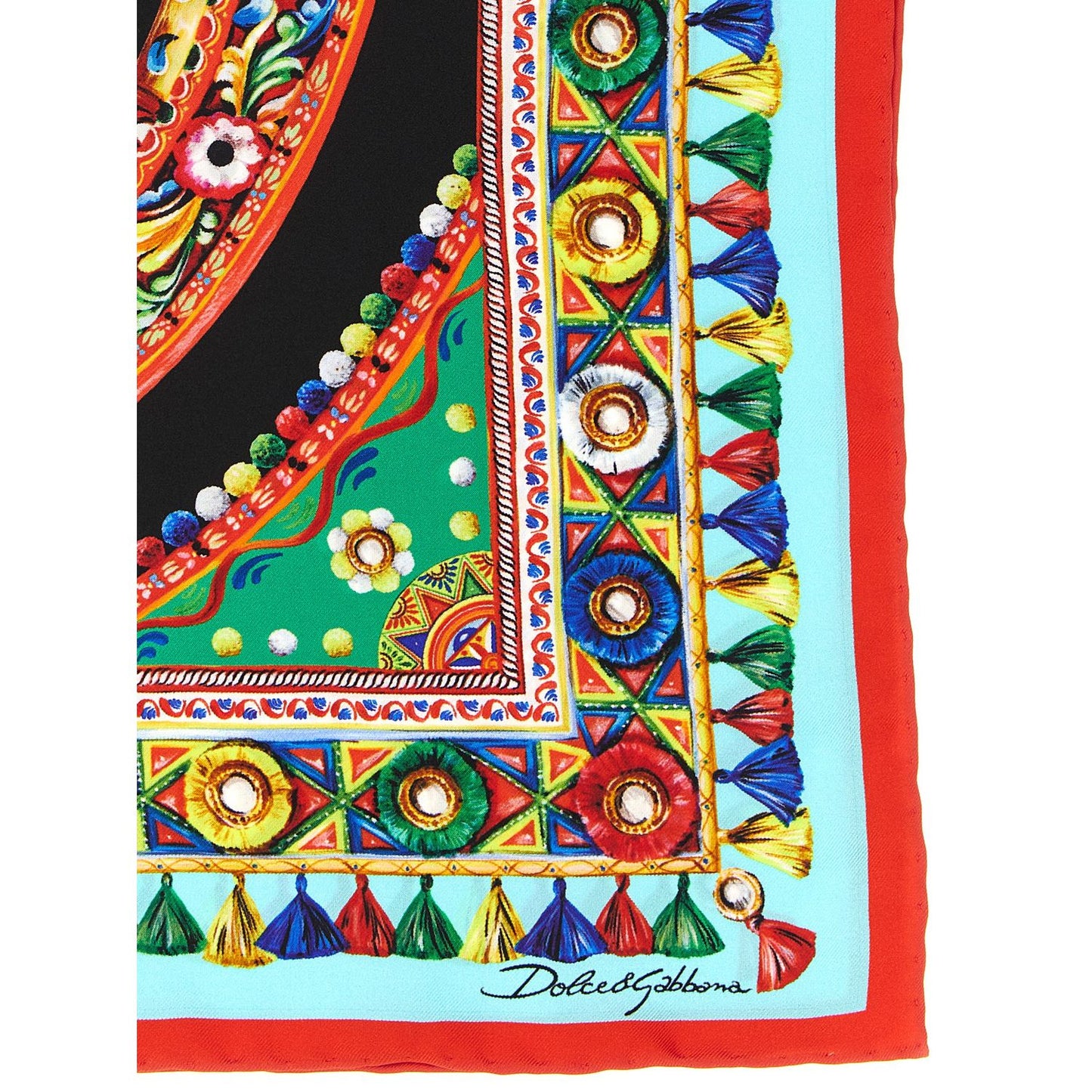 Dolce & Gabbana Multicolor Silk Scarf