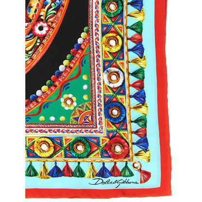 Dolce & Gabbana Multicolor Silk Scarf