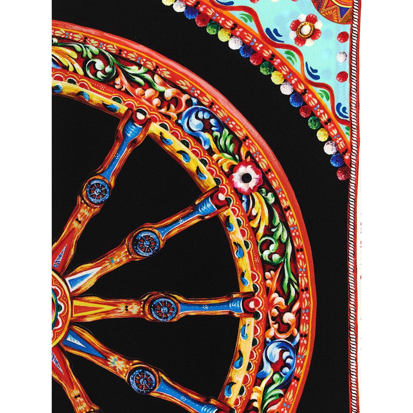 Dolce & Gabbana Multicolor Silk Scarf
