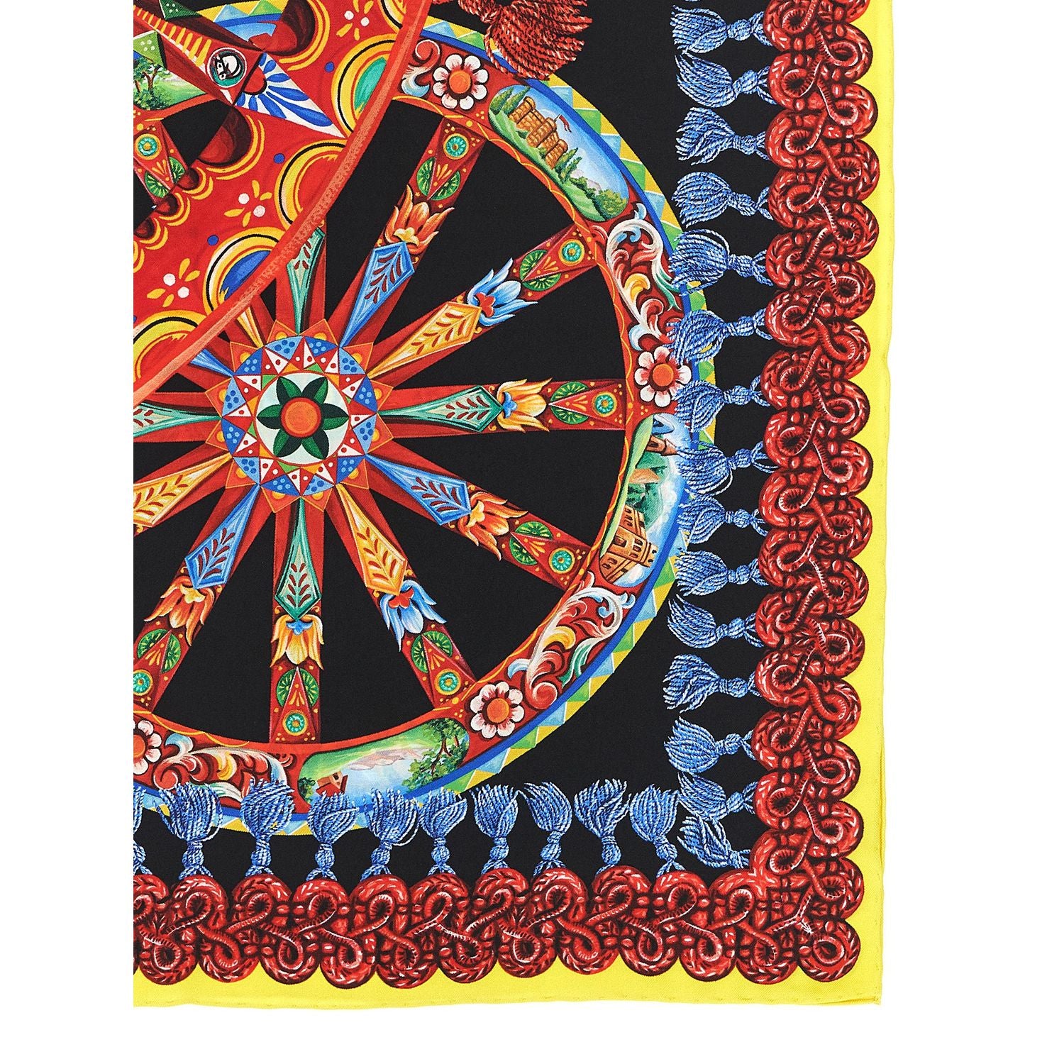 Dolce & Gabbana Multicolor Silk Scarf