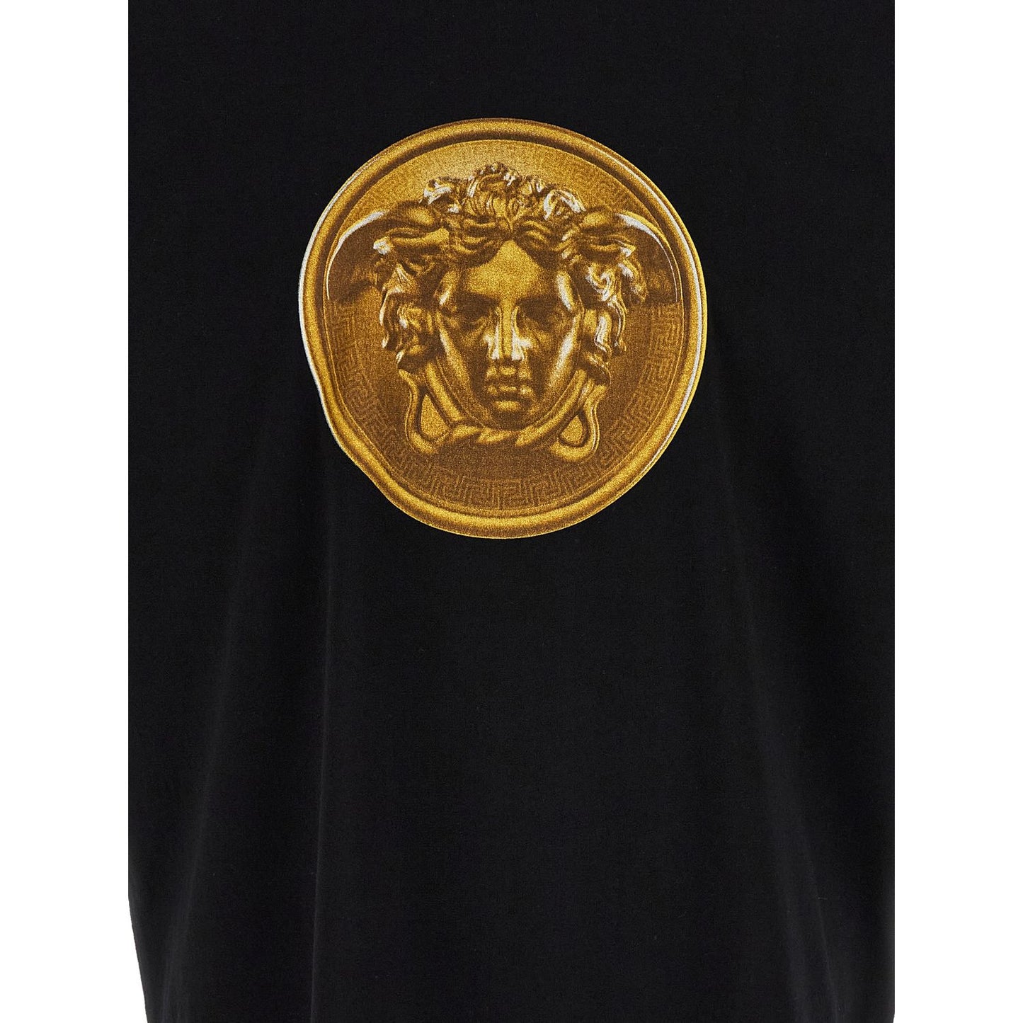 Versace Black Cotton T-Shirt