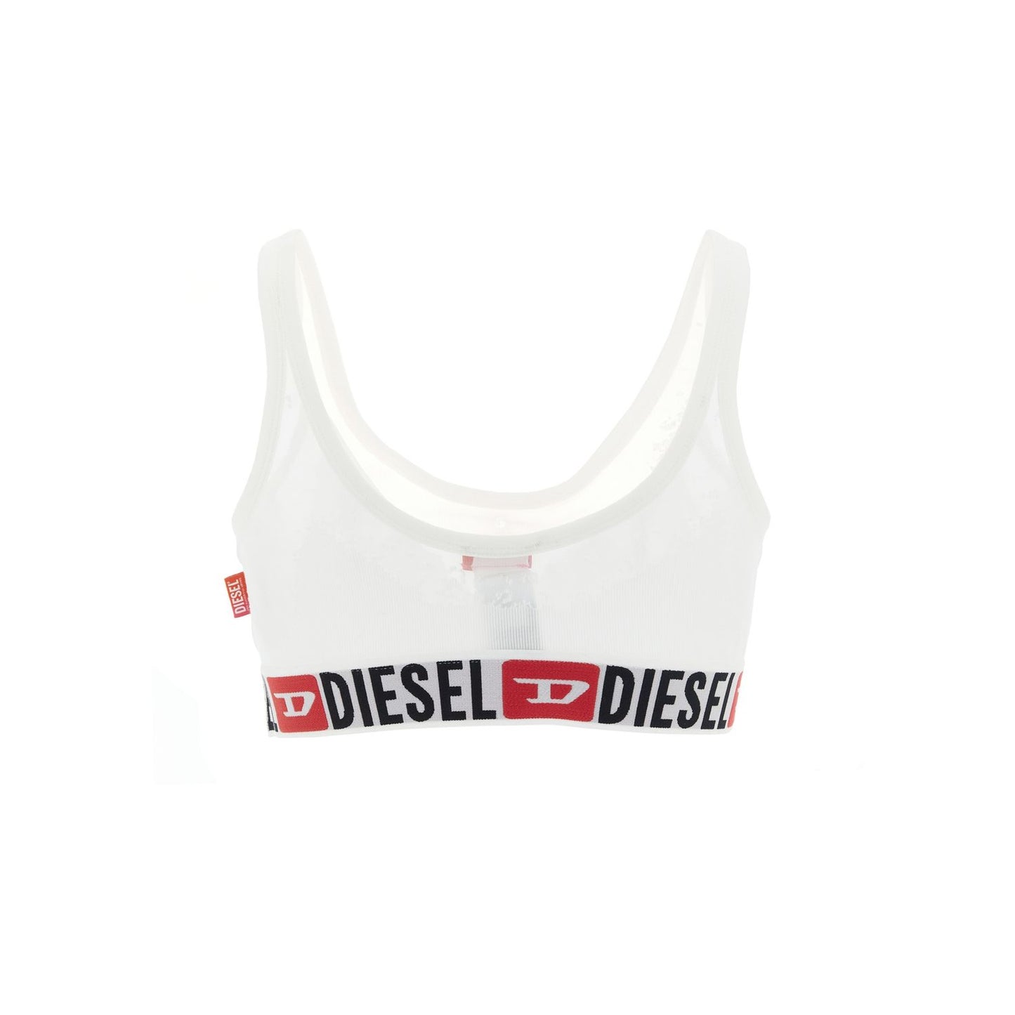 Diesel White Cotton Bra