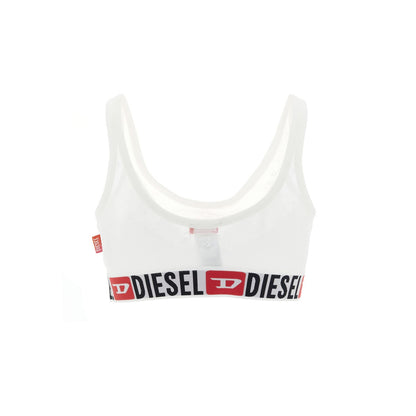Diesel White Cotton Bra