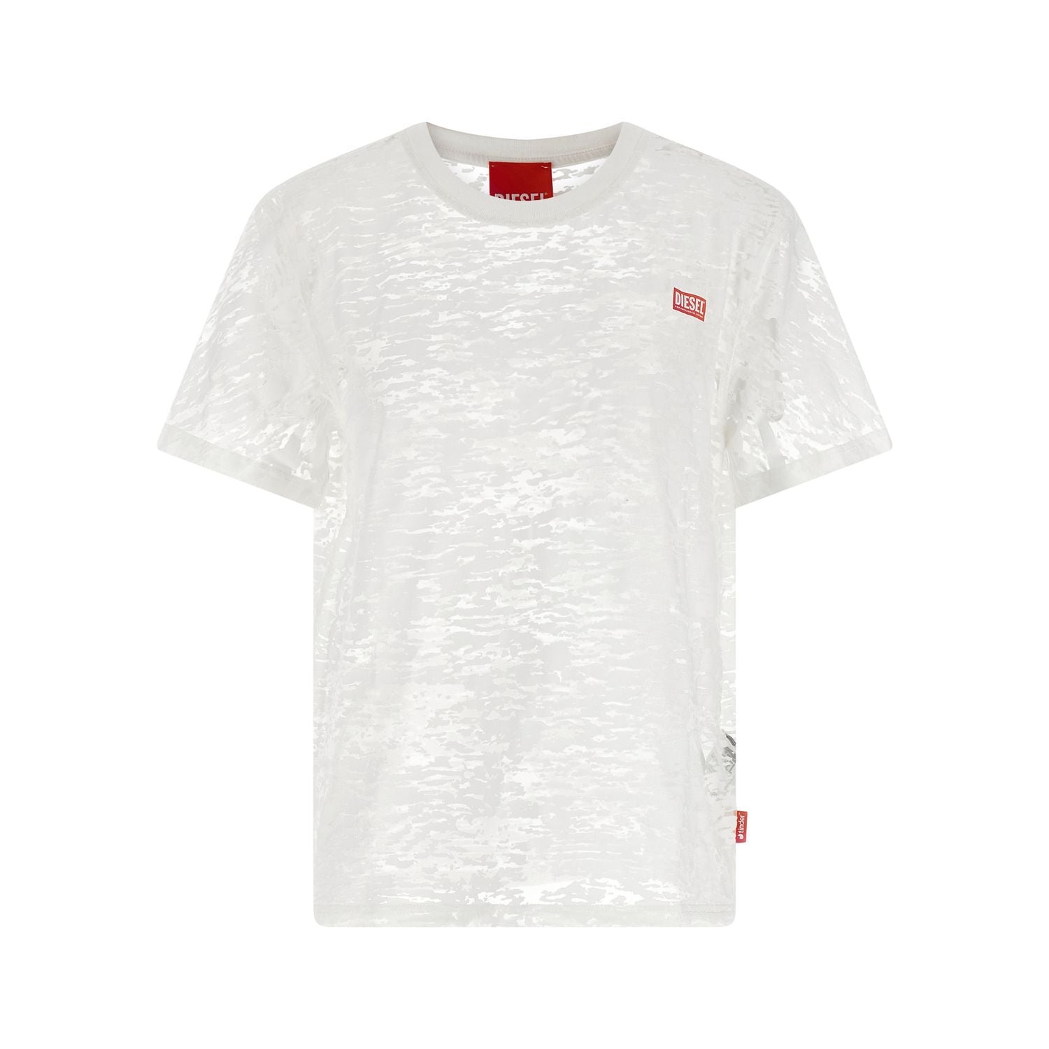 Diesel White Cotton T-Shirt