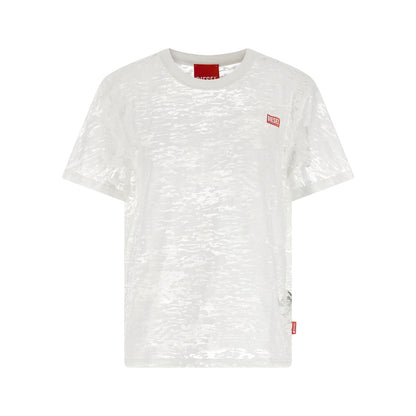 Diesel White Cotton T-Shirt