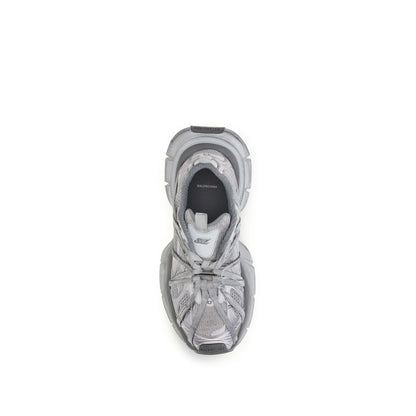 Balenciaga Gray Polyethylene Athletic Sneakers