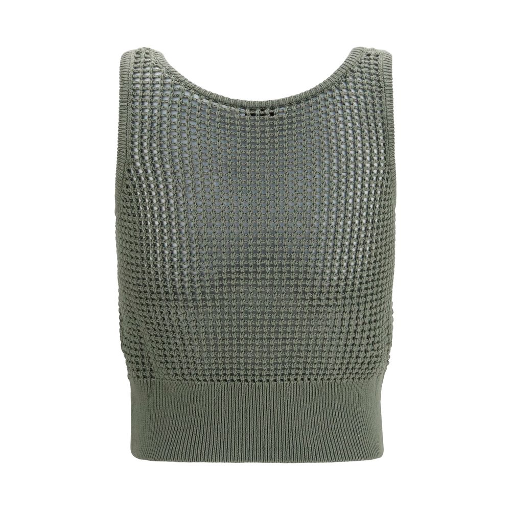 Brunello Cucinelli Bicolor Cotton Tank Tops